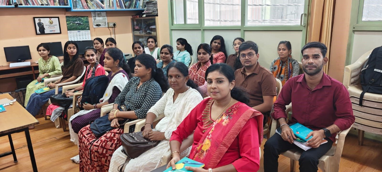 Attentive learners during a class session at Nile